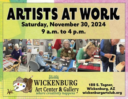 WAC Artists At Work postcard